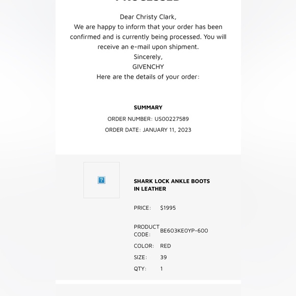 Givenchy Shark Lock Boots - Picture 9 of 9